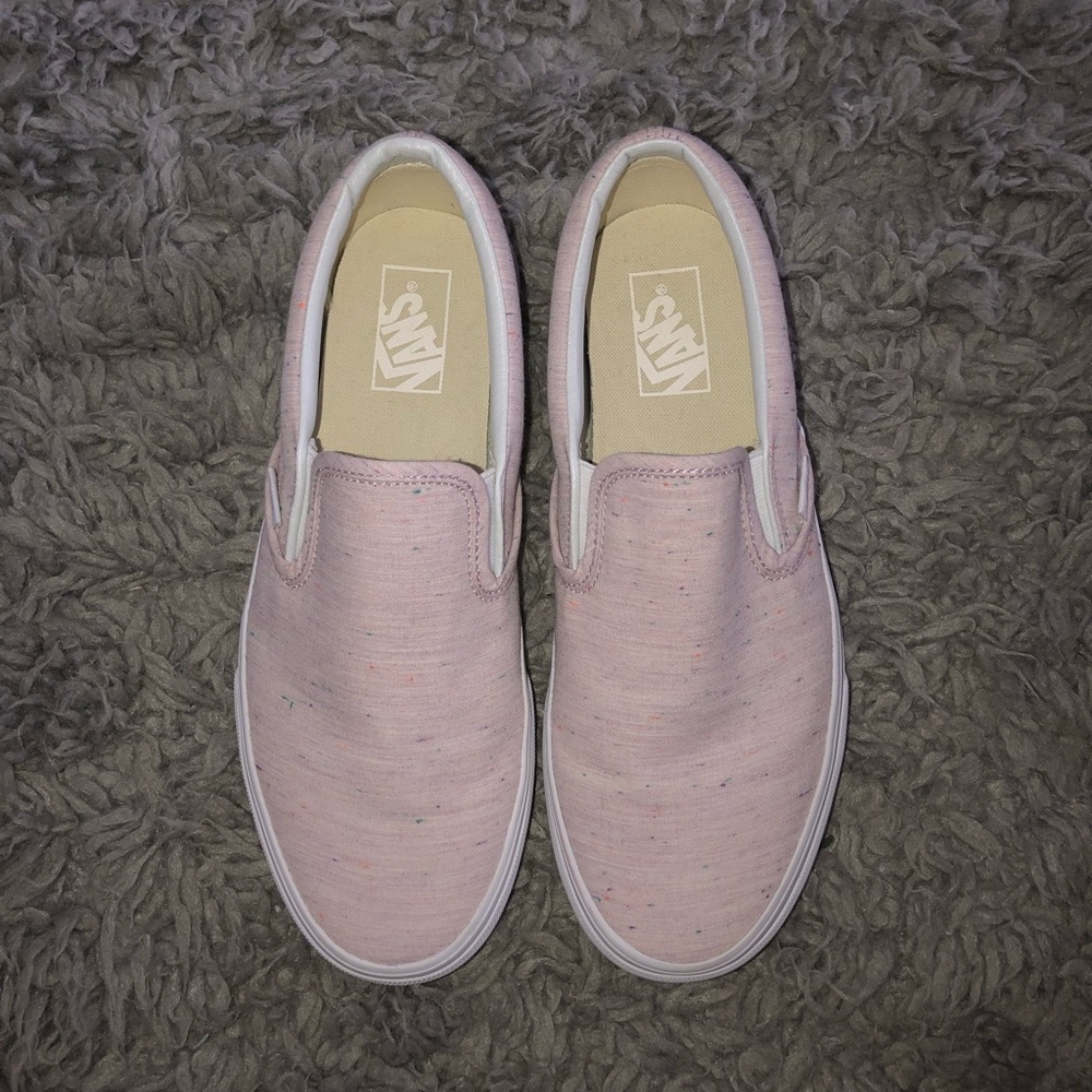 Vans Classic Slip-On light pink w/ colorful specks